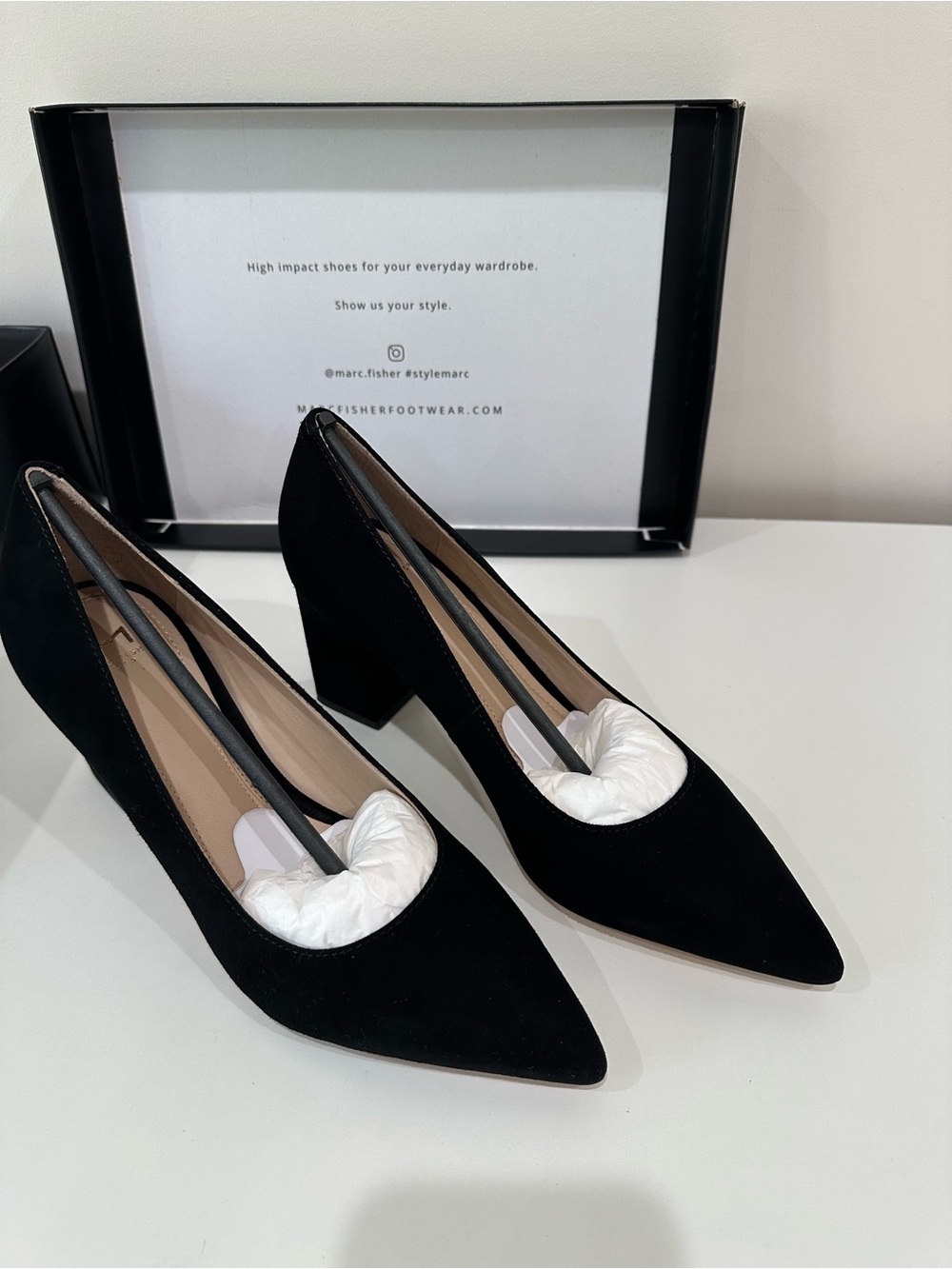 New Marc Fisher LTD Zala Pointed Toe Black Pumps  | Size 6.5